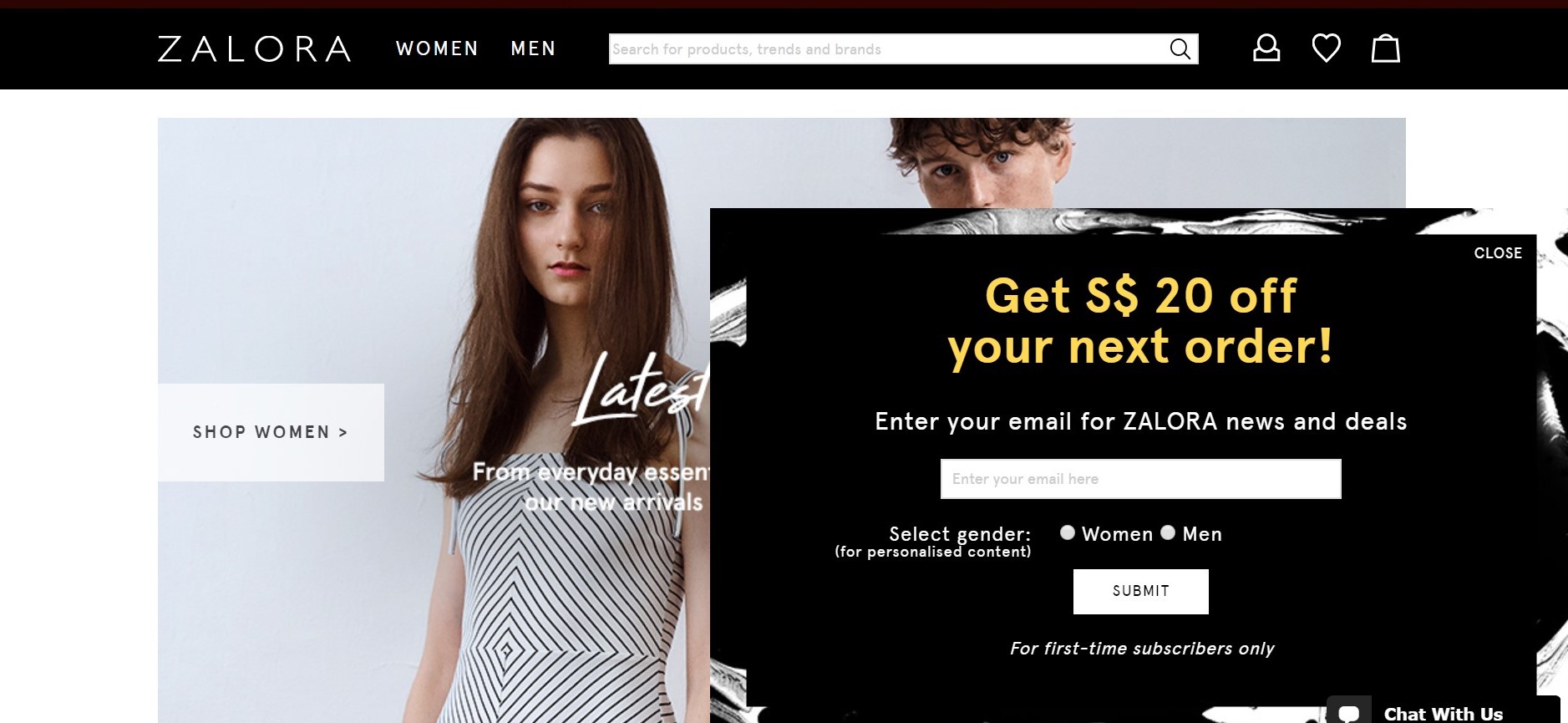 Zalora Pop-Up