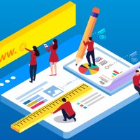 Isometric web construction and testing